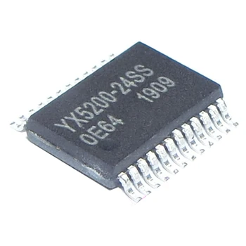 5 ks YX5200-24SS YX5200 Sériové mp3 škvrny funkcia MP3 programy môžu byť spojené s U diskov TF karty SD karty, čip YX520024SS IC